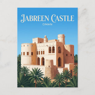 Jabreen-Burg Oman Postkarte