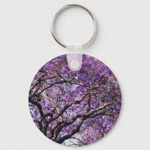 Jacaranda Baum im Frühjahr Blüte Blume Schlüsselanhänger