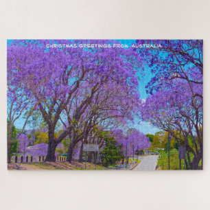 Jacaranda Bäume aus Australien Jigsaw Puzzle