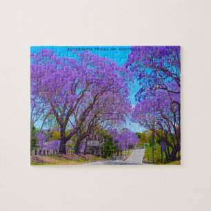 Jacaranda-Bäume Australiens Puzzle