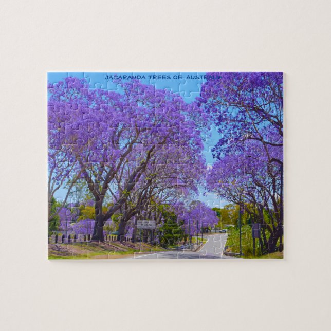 Jacaranda-Bäume Australiens Puzzle (Horizontal)