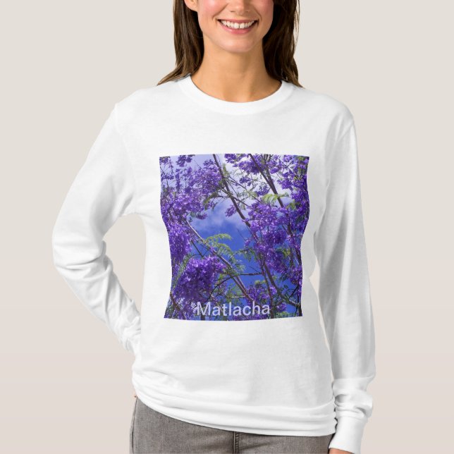 Jacaranda-lang Sleeved T-Shirt (Vorderseite)