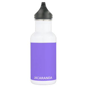 Jacaranda lila Farbname Edelstahlflasche