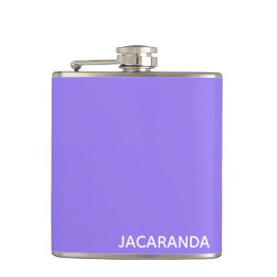 Jacaranda lila Farbname Flachmann