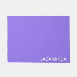 Jacaranda lila Farbname Fußmatte
