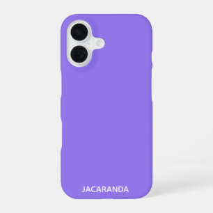 Jacaranda Lila Farbname iPhone 16 Hülle