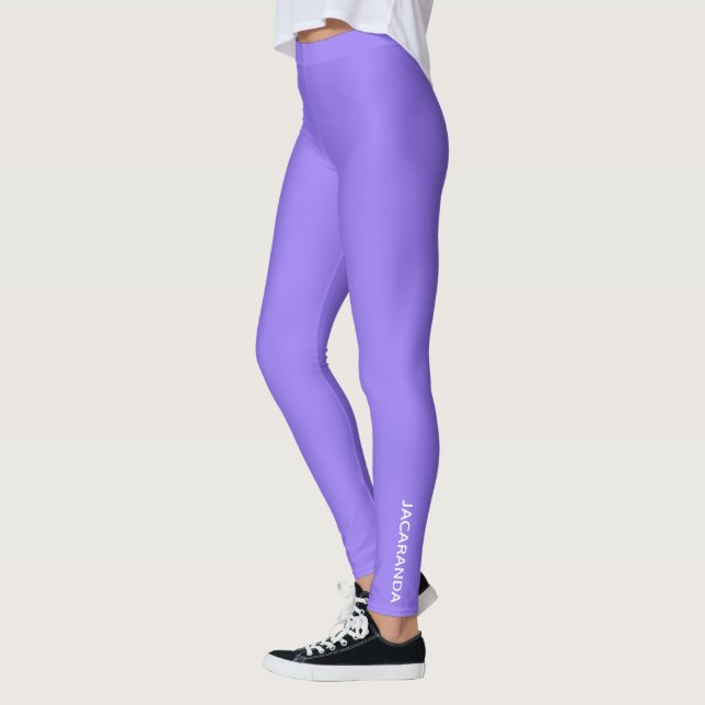 Jacaranda lila Farbname Leggings (Links)