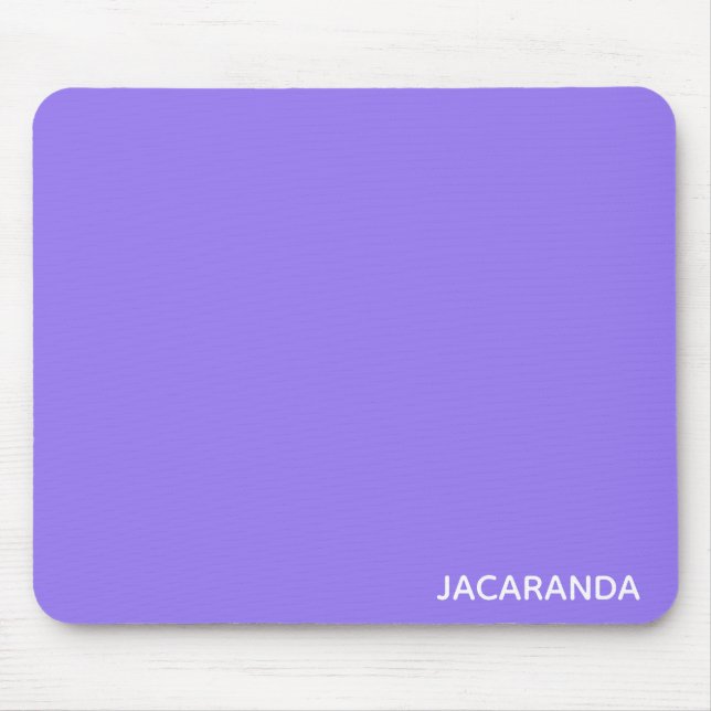 Jacaranda lila Farbname Mousepad (Vorne)
