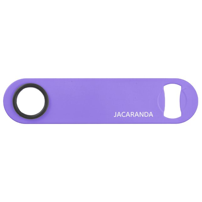 Jacaranda lila Farbname Speed Flaschenöffner (Vorderseite (Horizontal))