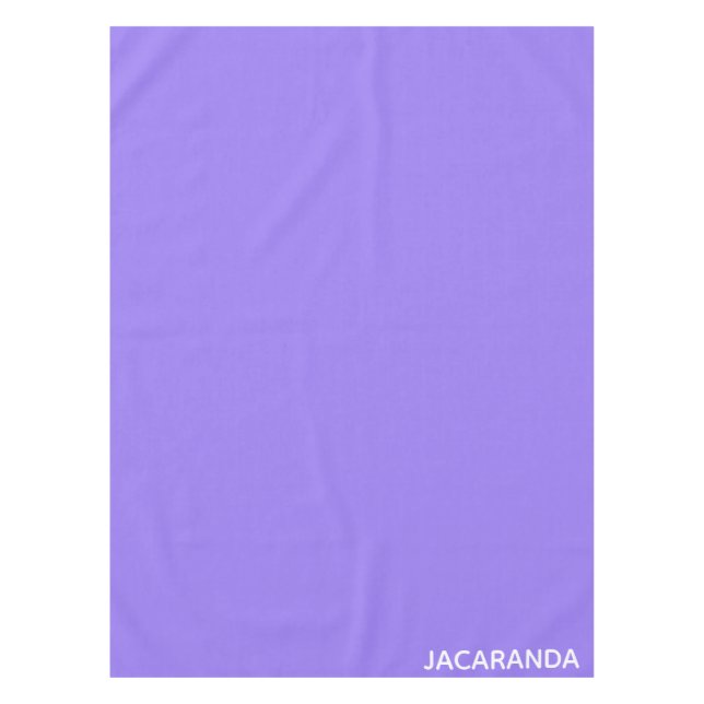 Jacaranda lila Farbname Tischdecke (Vorderseite)
