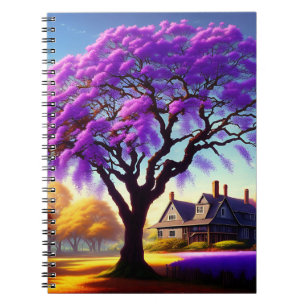Jacaranda Tree Farm House, Notizbuch Notizblock