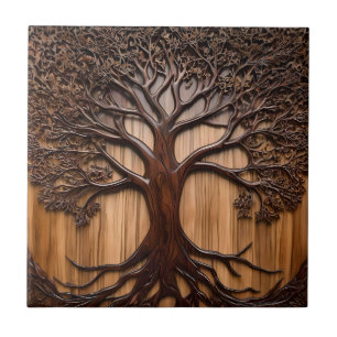 Jacaranda Tree: Naturkunde in Holz, Fliese