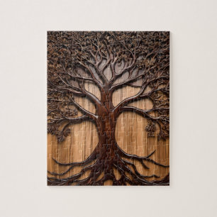 Jacaranda Tree: Naturkunde in Holz, Puzzle