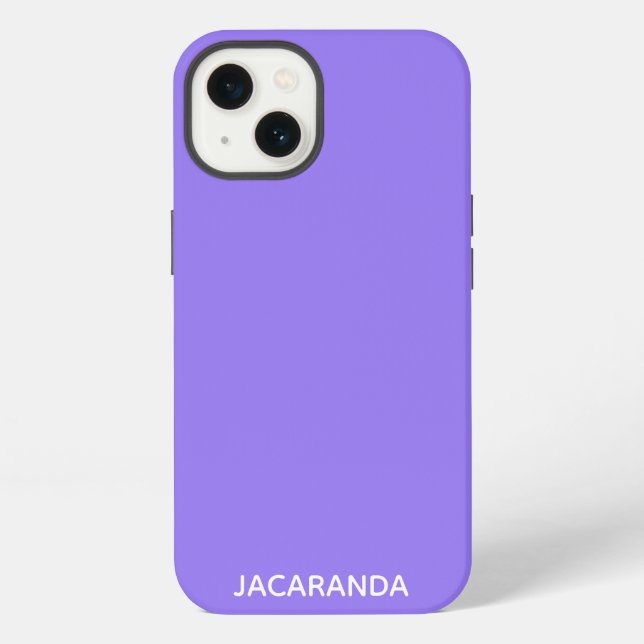 Jacaranda violette Farbname Case-Mate iPhone-Hülle iPhone Hülle (Rückseite)