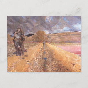 Jacek Malczewski - Saint Agnes Postkarte