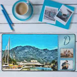 Jacht-Hafen Vallarta 0946 Schreibtischunterlage