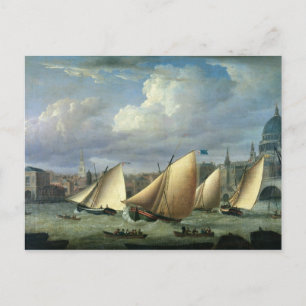 Jachten der Cumberland Flotte, beginnend Postkarte