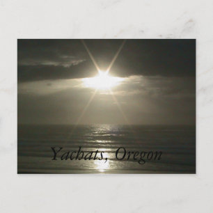 Jachten, Oregon Postkarte