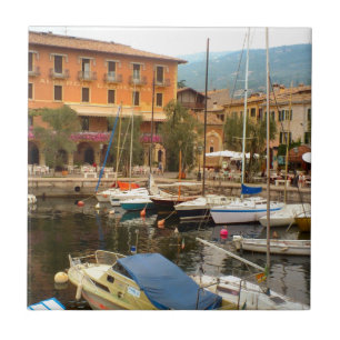 Jachthafen bei Menaggio, See Como Fliese