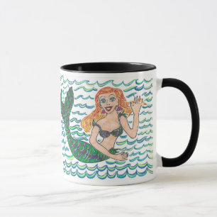 Jachthafen die Meerjungfrau Tasse