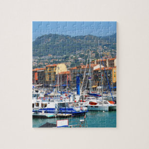 Jachthafen in Nizza, Frankreich Puzzle