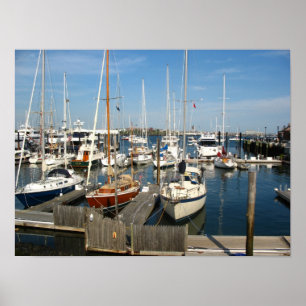 Jachthafen Poster