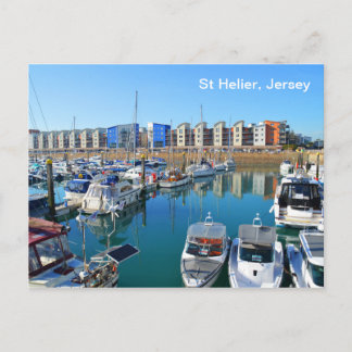 Jachthafen St. Helier, Jersey Postkarte