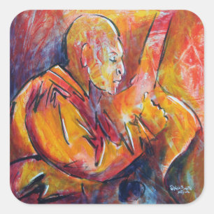 Jacinto 2008 quadratischer aufkleber