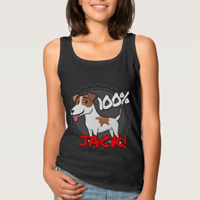 Jack 100% Russell T-Shirt (Vorderseite)