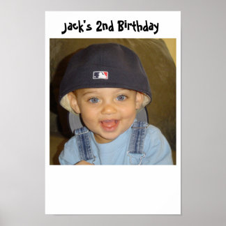Jack 2. Geburtstag Poster