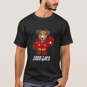 Jack aus farbenfrohen Eisen Russell Terrier Niedli T-Shirt