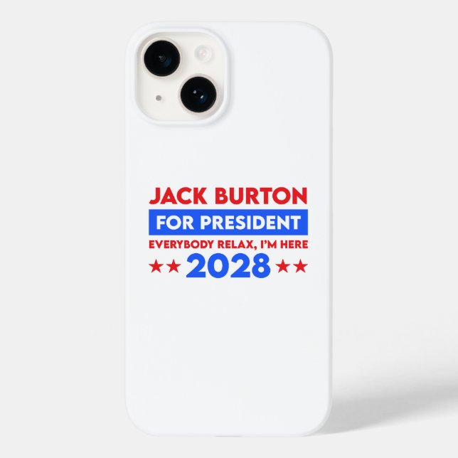 Jack Burton für Präsident 2028 Case-Mate iPhone Hülle (Rückseite)