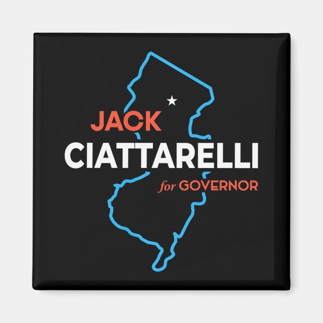 Jack Ciattarelli New Jersey Governor Election 2025 Magnet (Vorne)