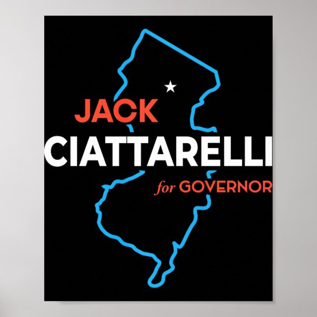 Jack Ciattarelli New Jersey Governor Election 2025 Poster (Vorne)