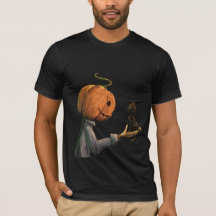 Jack das Kürbis-Katze T-Shirt