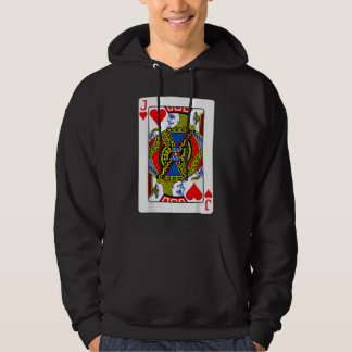 Jack der Herzkarte Valentine Hoodie