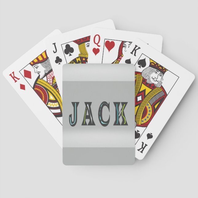 Jack, der Mann ist zurück Spielkarten (Rückseite)