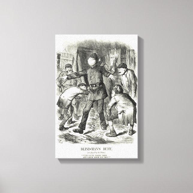 Jack der Rapper - Blinder Mann, 1888 Leinwanddruck (Vorderseite)