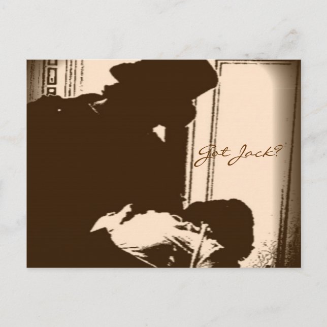 Jack der Ripper-Postkarte Postkarte (Vorderseite)