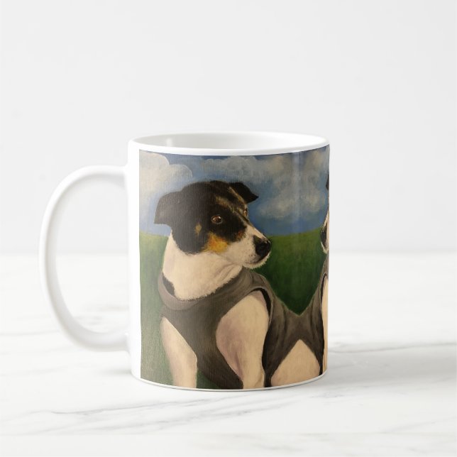 Jack Der schöne Hund Kaffeetasse (Links)