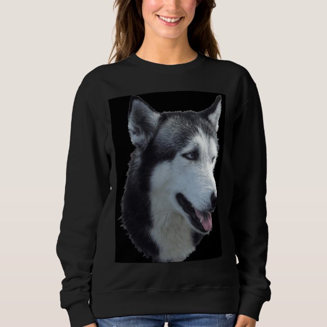 Jack Der sibirische Husky Sweatshirt (Vorderseite)