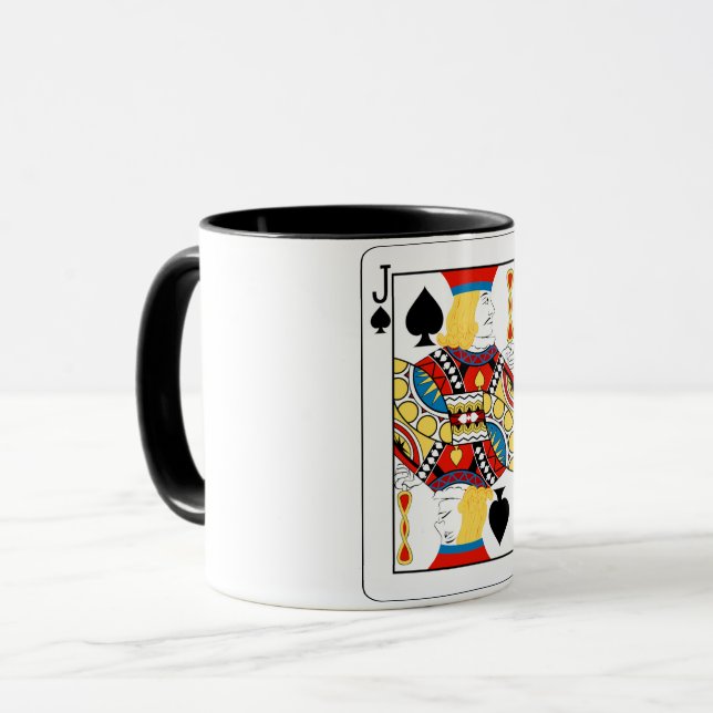 Jack der Spaten-Tasse Tasse (Vorderseite Links)