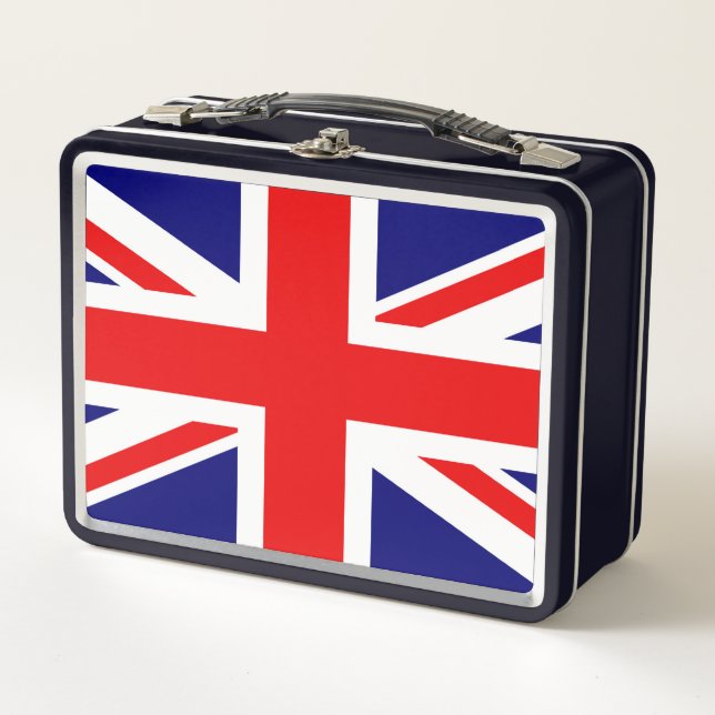 JACK DER UNION - DIE BRITISCHE FLAG METALL BROTDOSE (Vorderseite)