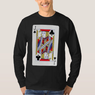 Jack der Vereine, die Karten spielen T-Shirt
