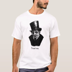Jack des Ripper-Grafikdesigns TRUST ME T-Shirt