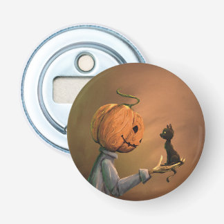 Jack die Kürbiskatze Halloween Flaschenöffner