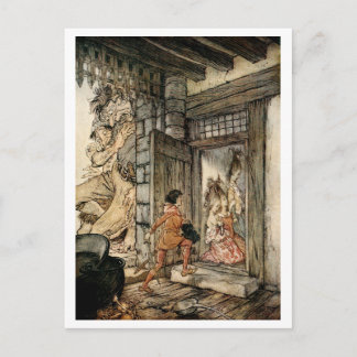 Jack entriegelt alle Türen Postkarte