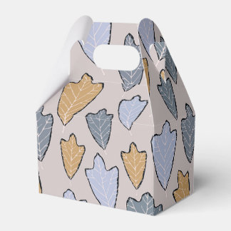 Jack Frost Blätter Muster Vorzugbox Geschenkschachtel