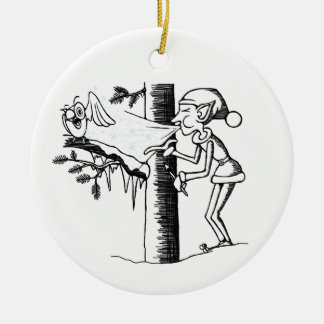 Jack Frost Keramik Ornament