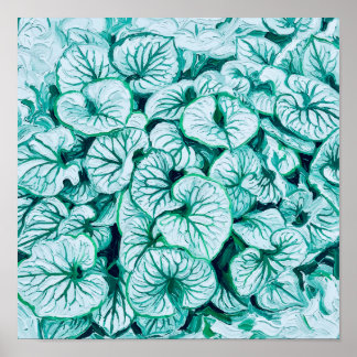 Jack Frost Leaves After Van Gogh Poster